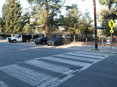 Pedestrian crosswalk on Middle Avenue by Nealon Park.jpg