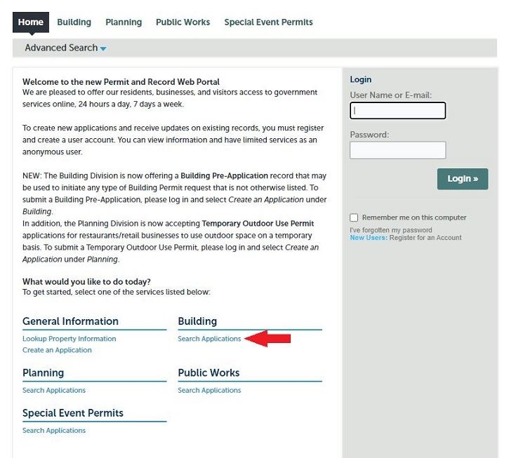 Screenshot of ACA site registration links