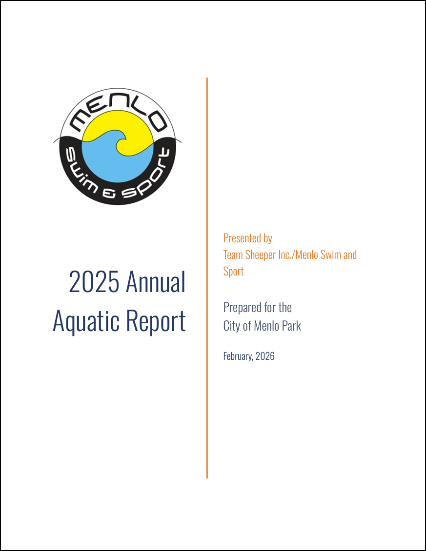 Cover page of the 2025 aquatics annual report