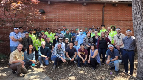 Menlo-Park-Public-Works-Crew-group-photo-standing-in-front-of-brick-wall