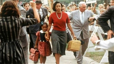 Ruby Bridges walking