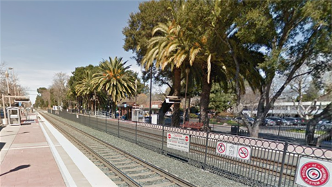 CalTrain station