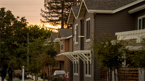 Houses-with-sunset-in-background