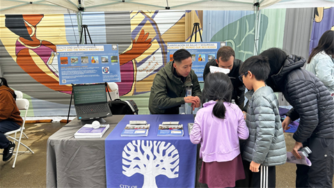Menlo Park booth