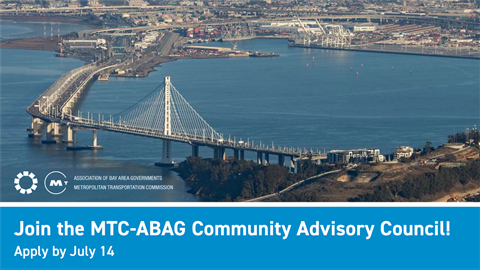 Join the MTC ABAG Community Advisory Council