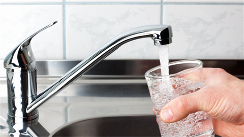 Water from faucet 