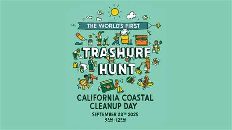 Trashure Hunt California Coastal Cleanup Day