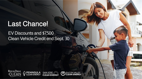 Last chance EV discounts end Sept. 30