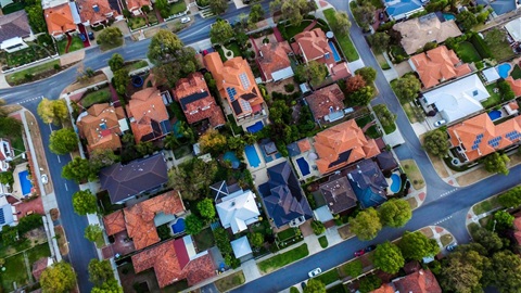 Aerial view of housing in neighborhood.jpg