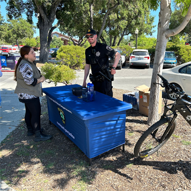 Officer Nissen provides insights about our Menlo Park bike patrols