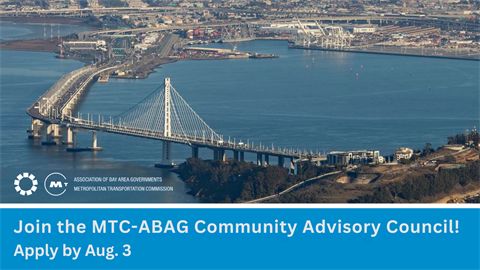 Join the MTC ABAG Community Advisory Council
