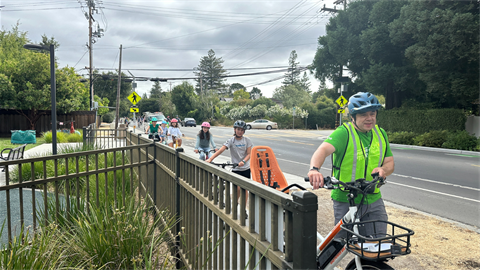 Biking group 
